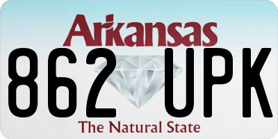 AR license plate 862UPK