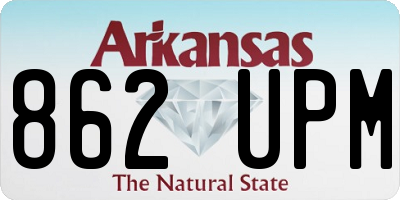 AR license plate 862UPM