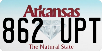 AR license plate 862UPT
