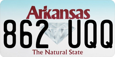 AR license plate 862UQQ