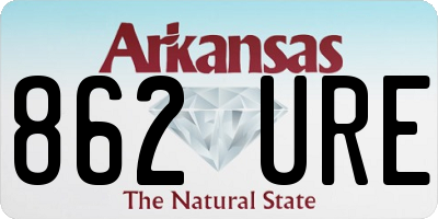 AR license plate 862URE
