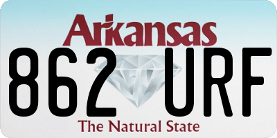 AR license plate 862URF