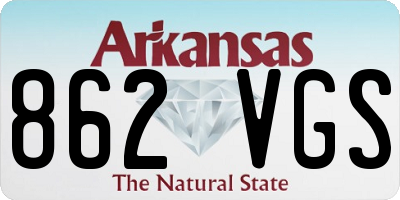 AR license plate 862VGS
