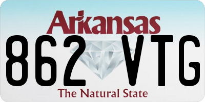 AR license plate 862VTG