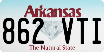 AR license plate 862VTI
