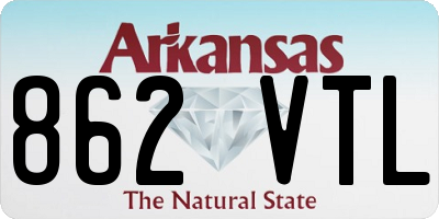 AR license plate 862VTL