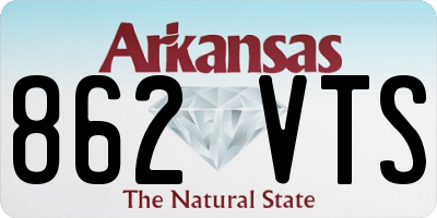 AR license plate 862VTS