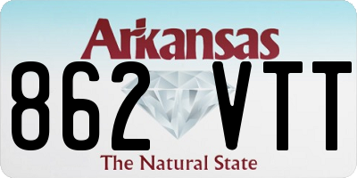 AR license plate 862VTT