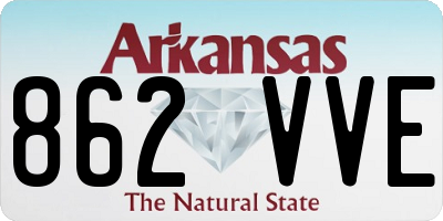AR license plate 862VVE