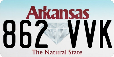 AR license plate 862VVK
