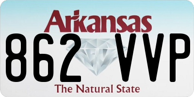 AR license plate 862VVP