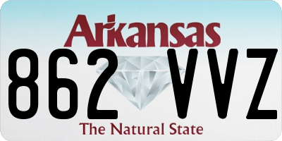 AR license plate 862VVZ