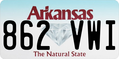 AR license plate 862VWI