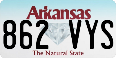 AR license plate 862VYS