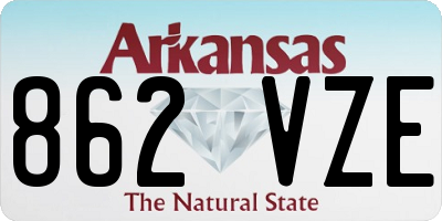 AR license plate 862VZE