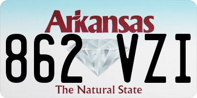 AR license plate 862VZI