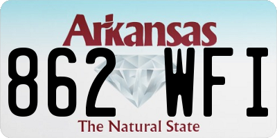 AR license plate 862WFI
