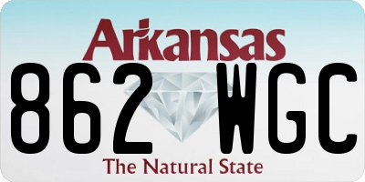 AR license plate 862WGC
