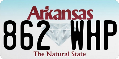 AR license plate 862WHP