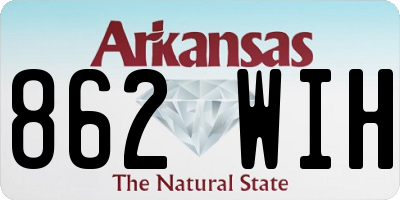 AR license plate 862WIH