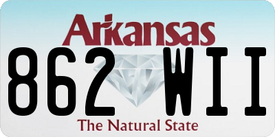 AR license plate 862WII