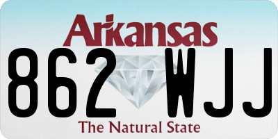 AR license plate 862WJJ