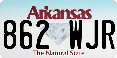 AR license plate 862WJR
