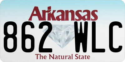 AR license plate 862WLC