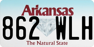 AR license plate 862WLH