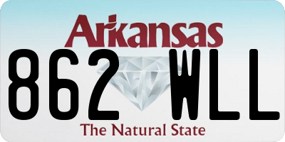 AR license plate 862WLL