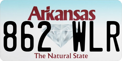 AR license plate 862WLR