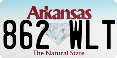 AR license plate 862WLT