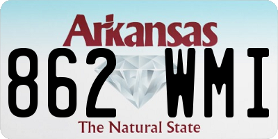 AR license plate 862WMI