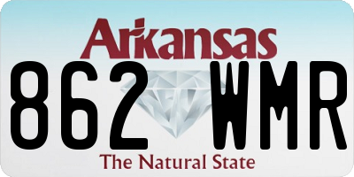 AR license plate 862WMR