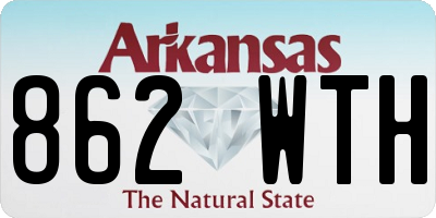 AR license plate 862WTH