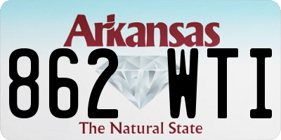 AR license plate 862WTI