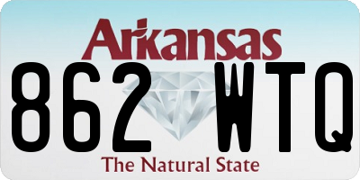 AR license plate 862WTQ