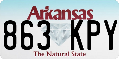 AR license plate 863KPY