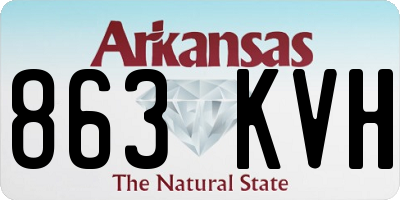 AR license plate 863KVH