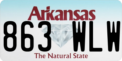 AR license plate 863WLW