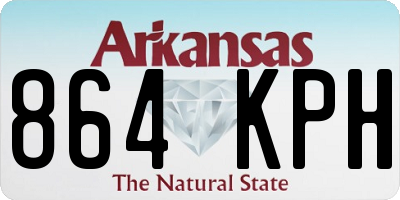 AR license plate 864KPH