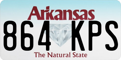 AR license plate 864KPS