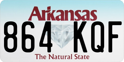 AR license plate 864KQF