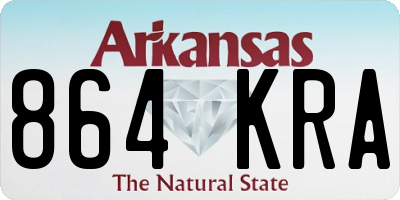 AR license plate 864KRA