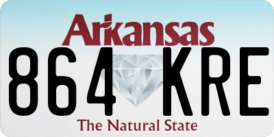 AR license plate 864KRE