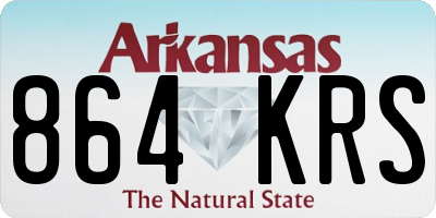AR license plate 864KRS