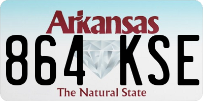 AR license plate 864KSE
