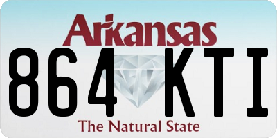 AR license plate 864KTI