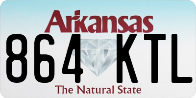 AR license plate 864KTL