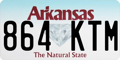 AR license plate 864KTM
